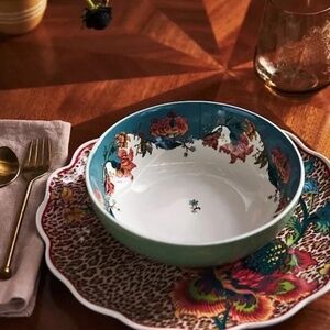 NWT Anthropologie House of Hackney Blue Bowl